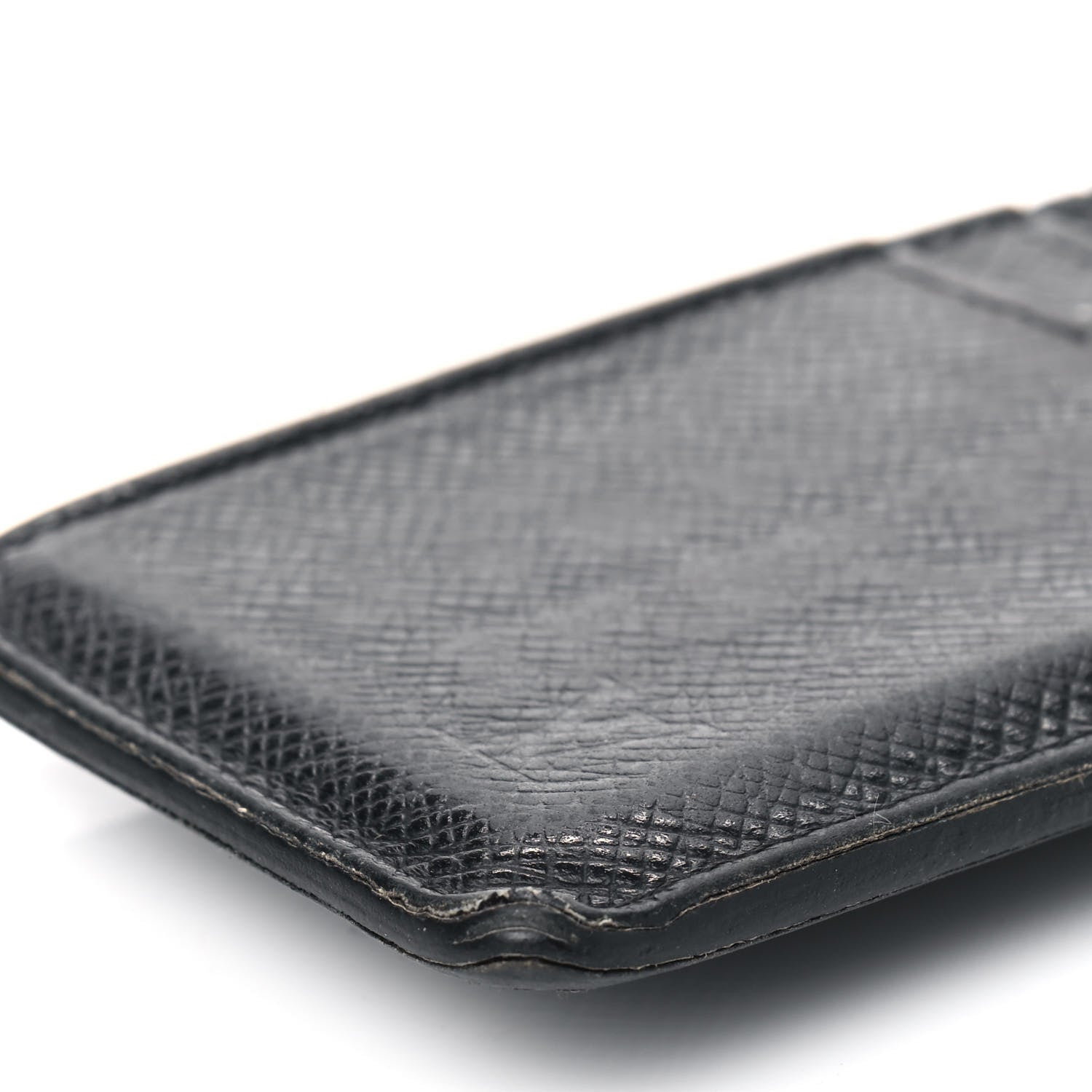 Louis Vuitton Taiga Card Holder Bill Clip Black 5 of 9