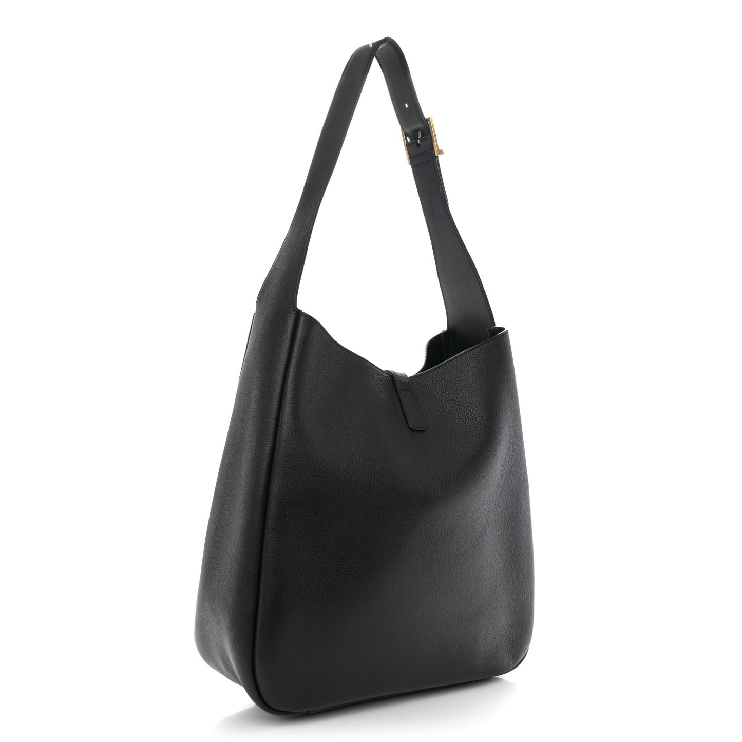 Smooth Calfskin Large Le 5 A 7 Soft Hobo Black