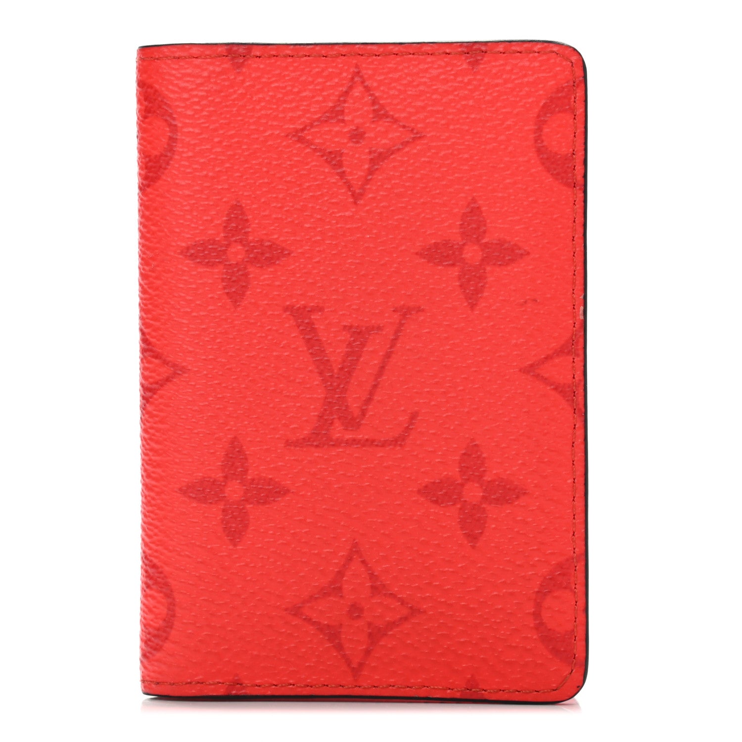 Louis Vuitton Taigarama Pocket Organizer NM Fire Red 1 of 8