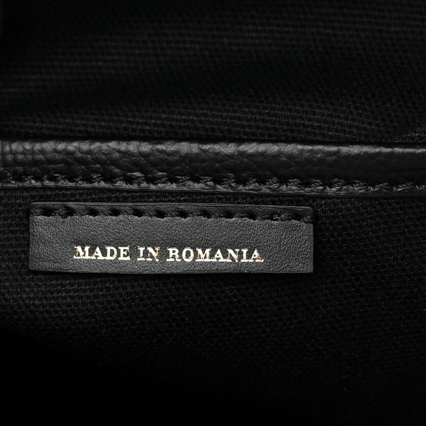 Derby Calfskin House Check Medium Banner Tote Black