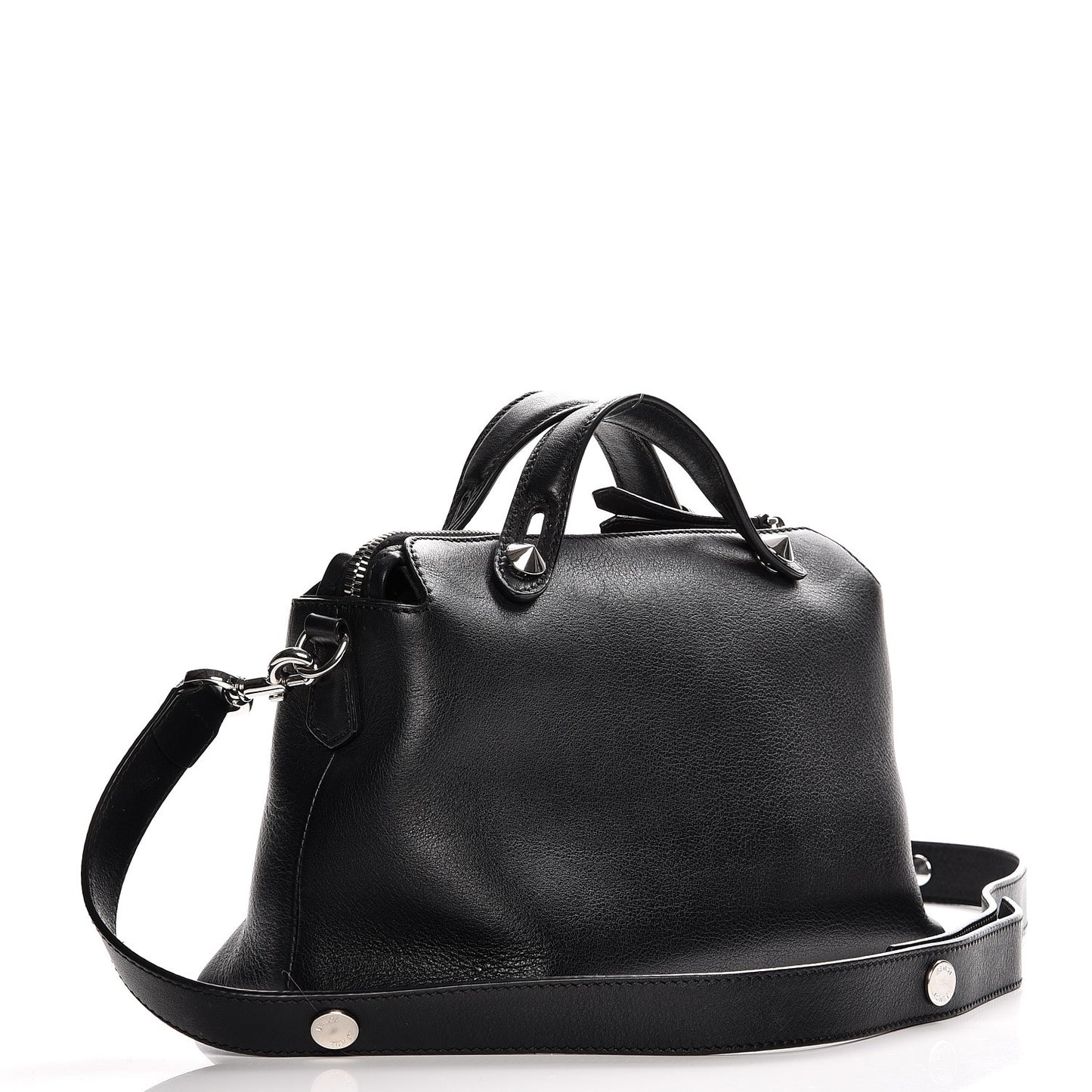 Vitello Dolce Medium By The Way Boston Bag Black