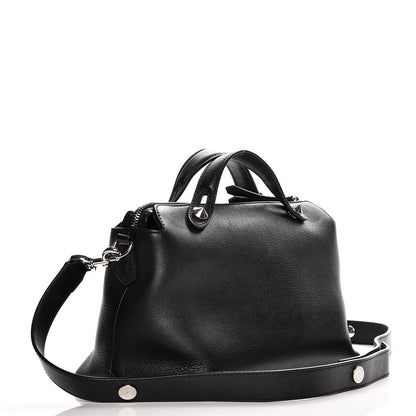 Fendi Vitello Dolce Medium By The Way Boston Bag Black 3 of 12