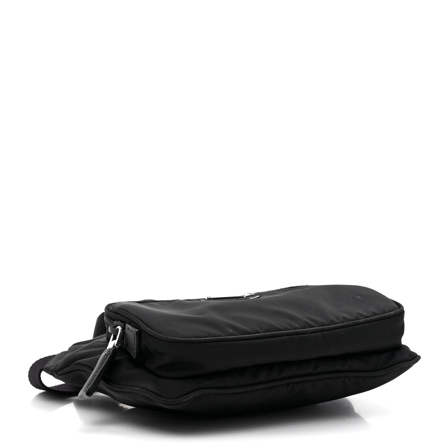 Re-Nylon Saffiano Belt Bag Black
