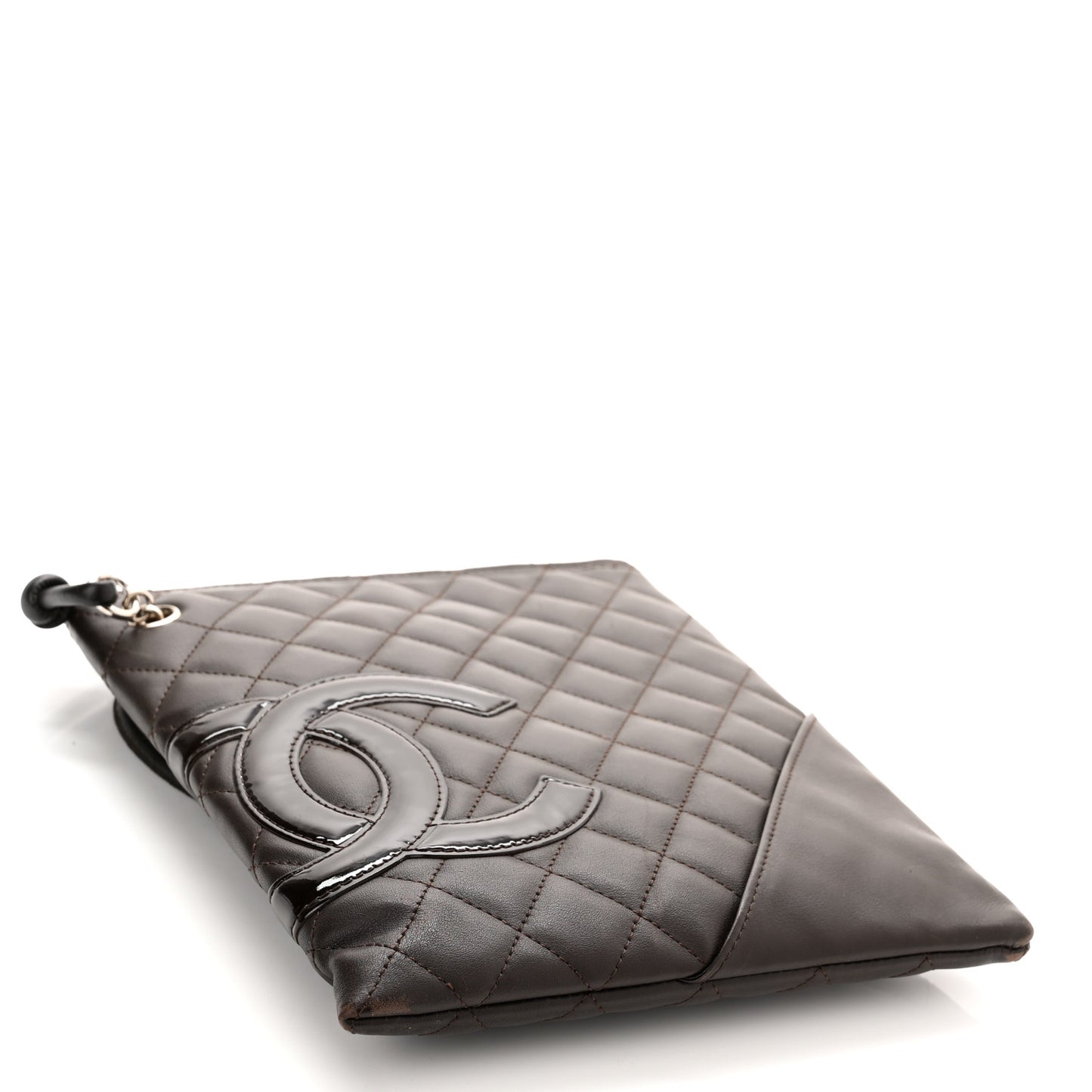 Calfskin Cambon Flat Messenger Brown