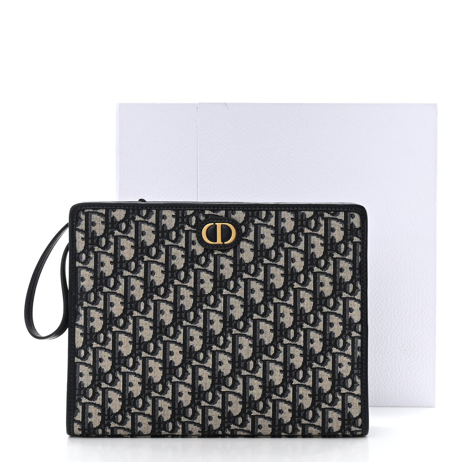 Christian Dior Oblique 30 Montaigne Pouch Blue 12 of 12