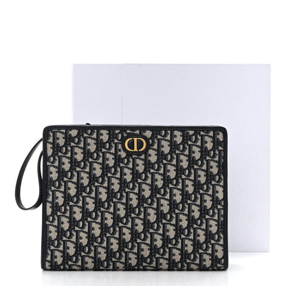 Christian Dior Oblique 30 Montaigne Pouch Blue 12 of 12