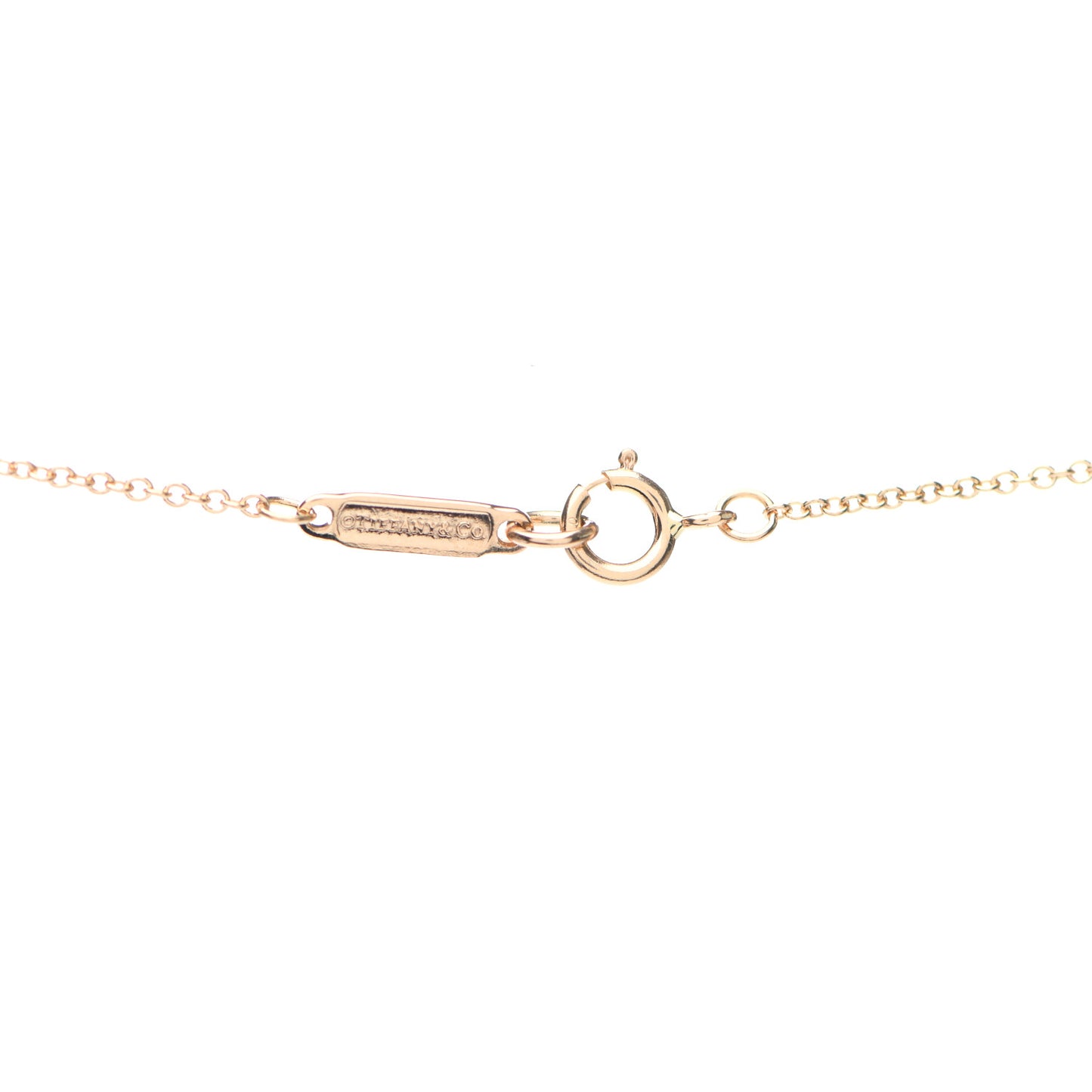 18K Rose Gold Diamond Small Atlas Open Pendant Necklace