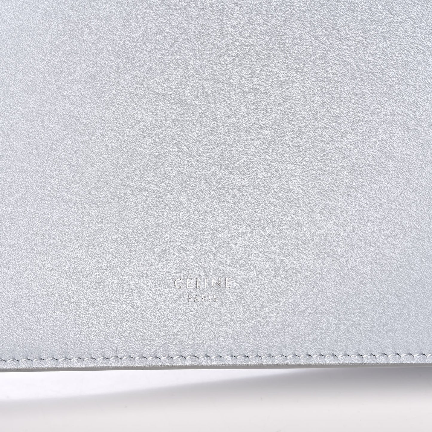 Smooth Calfskin Mini Clasp Bag Frost