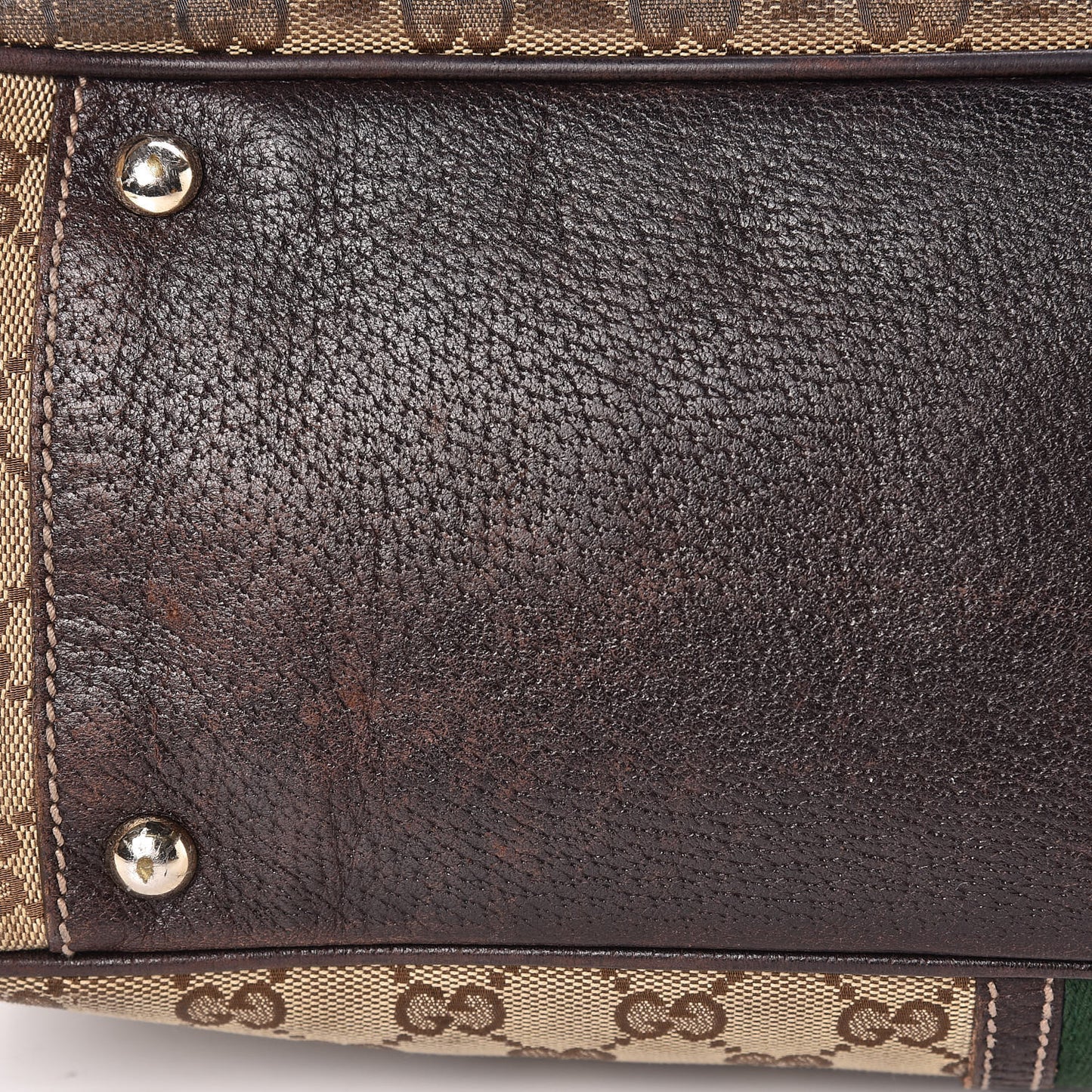 Monogram Web Tote Brown