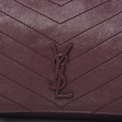 Saint Laurent Vintage Lambskin Chevron Monogram Medium Nolita Amaranto 11 of 12
