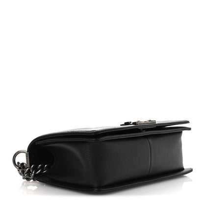 Chanel Caviar Quilted Medium Boy Flap Black 4 of 10