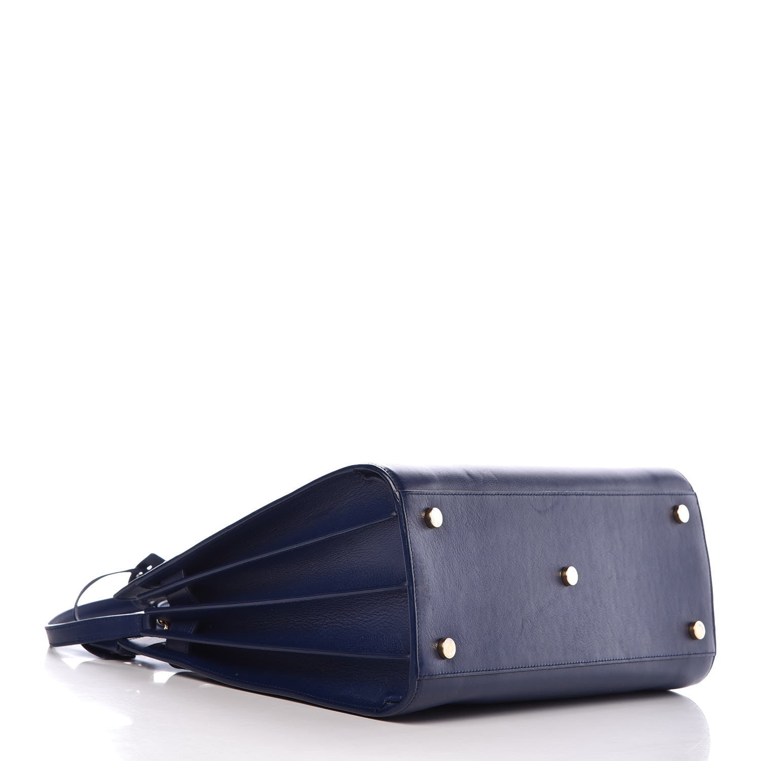 Saint Laurent Calfskin Small Sac De Jour New Marine 4 of 18