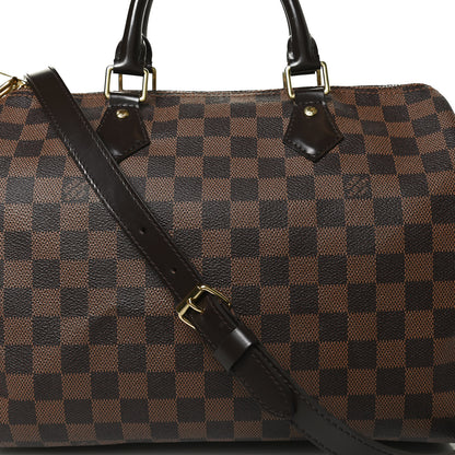 Louis Vuitton Damier Ebene Speedy Bandouliere 30 8 of 12