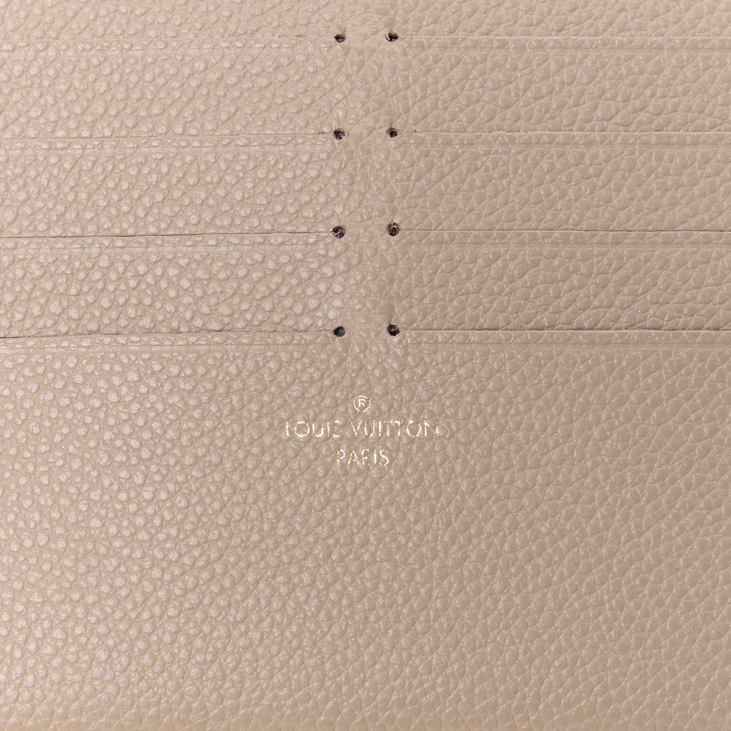 Louis Vuitton Calfskin Felicie Chain Wallet Card Holder Insert 6 of 9