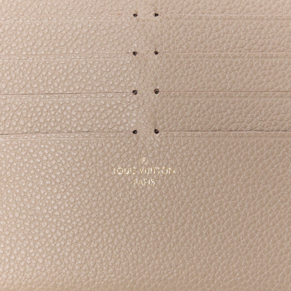 Louis Vuitton Calfskin Felicie Chain Wallet Card Holder Insert 6 of 9