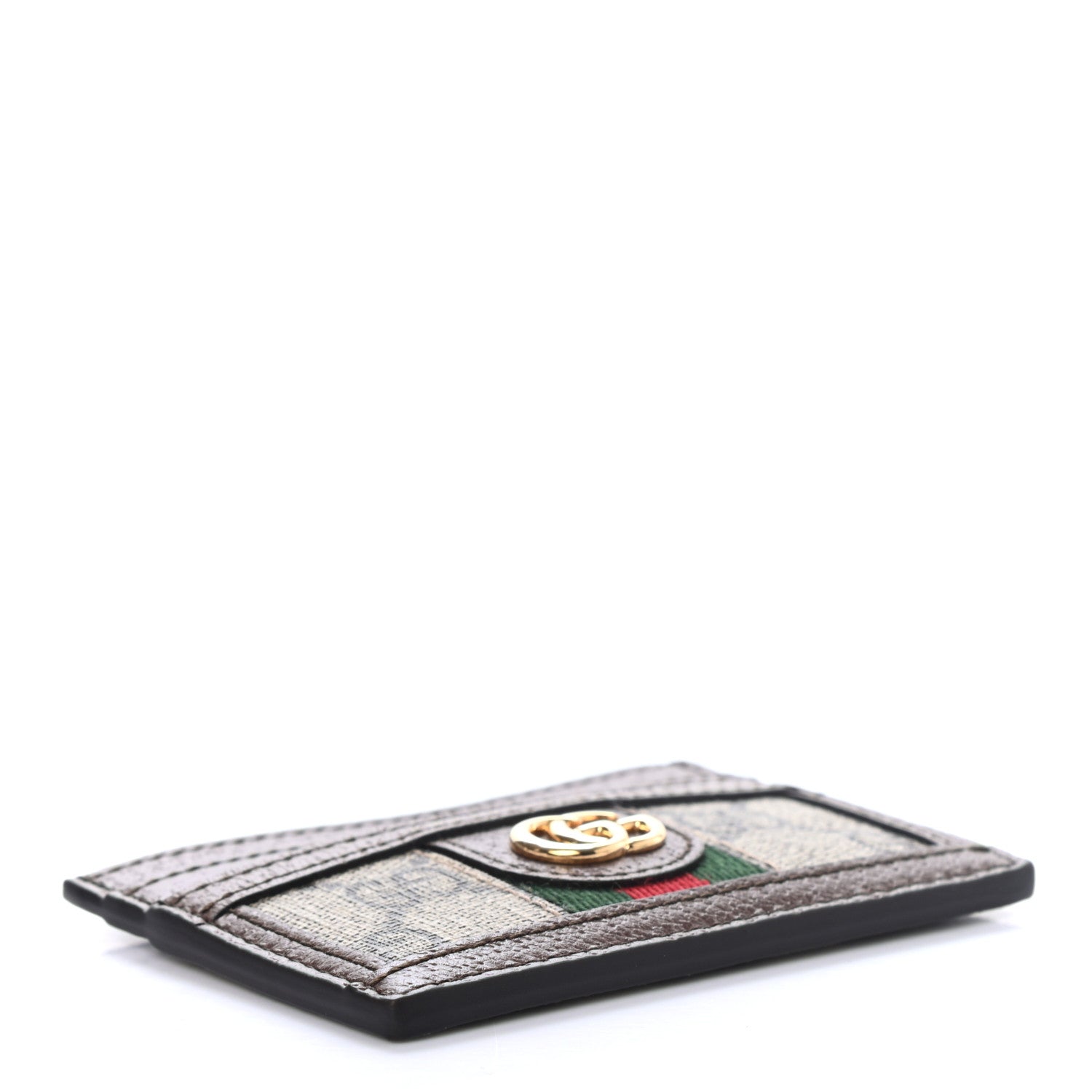 Gucci GG Supreme Monogram Ophidia Card Holder Brown 4 of 6