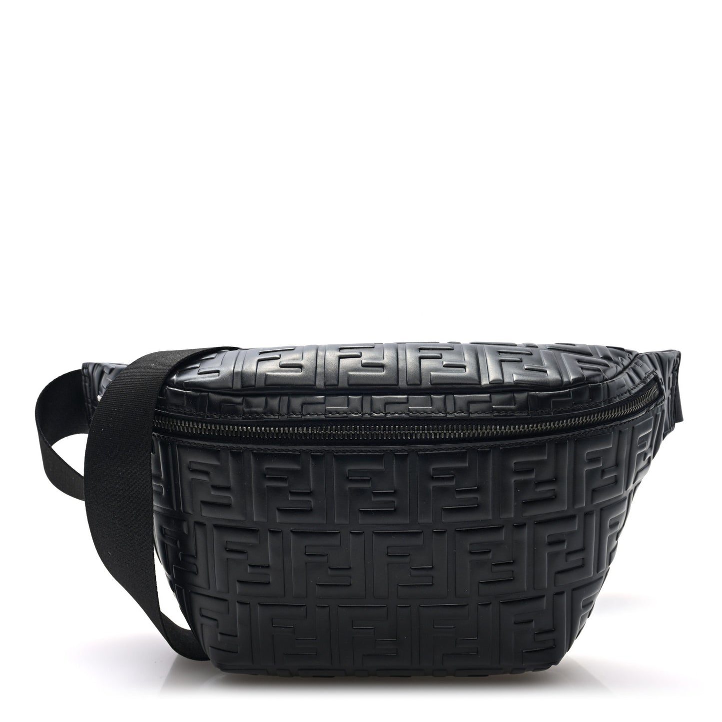 Nappa FF 1974 Embossed Belt Bag Black Black