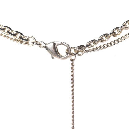 Chanel Crystal CC Multi Strand Chain Necklace Gold 5 of 8
