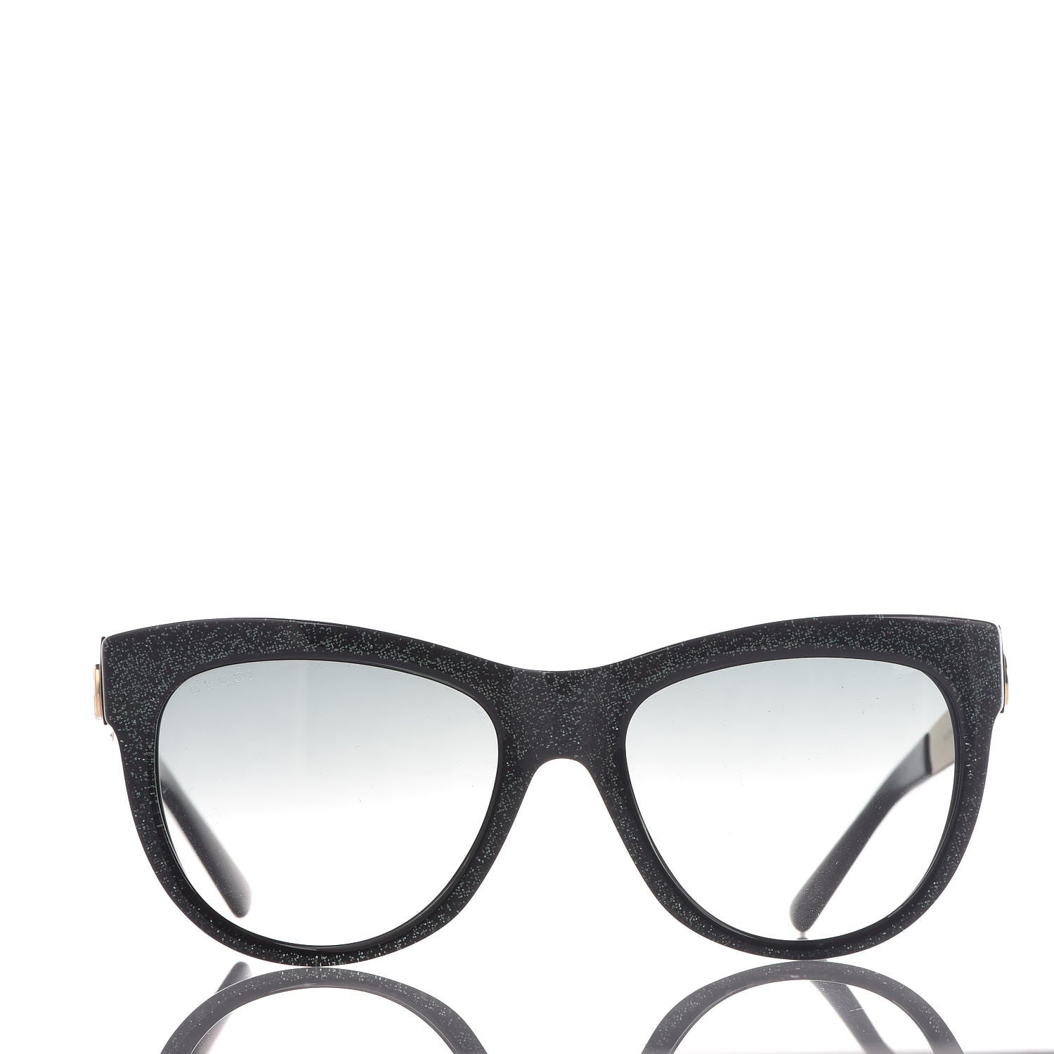 Gucci Glitter Cat Eye Sunglasses 3739/N/S Green 3 of 8