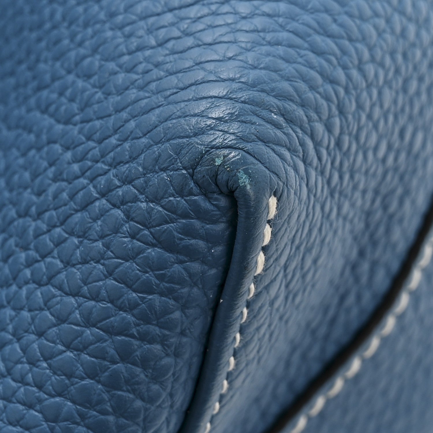 Hermes Taurillon Clemence Double Sens 45 Reversible Tote Bleu Izmir Bleu Saphir 21 of 21
