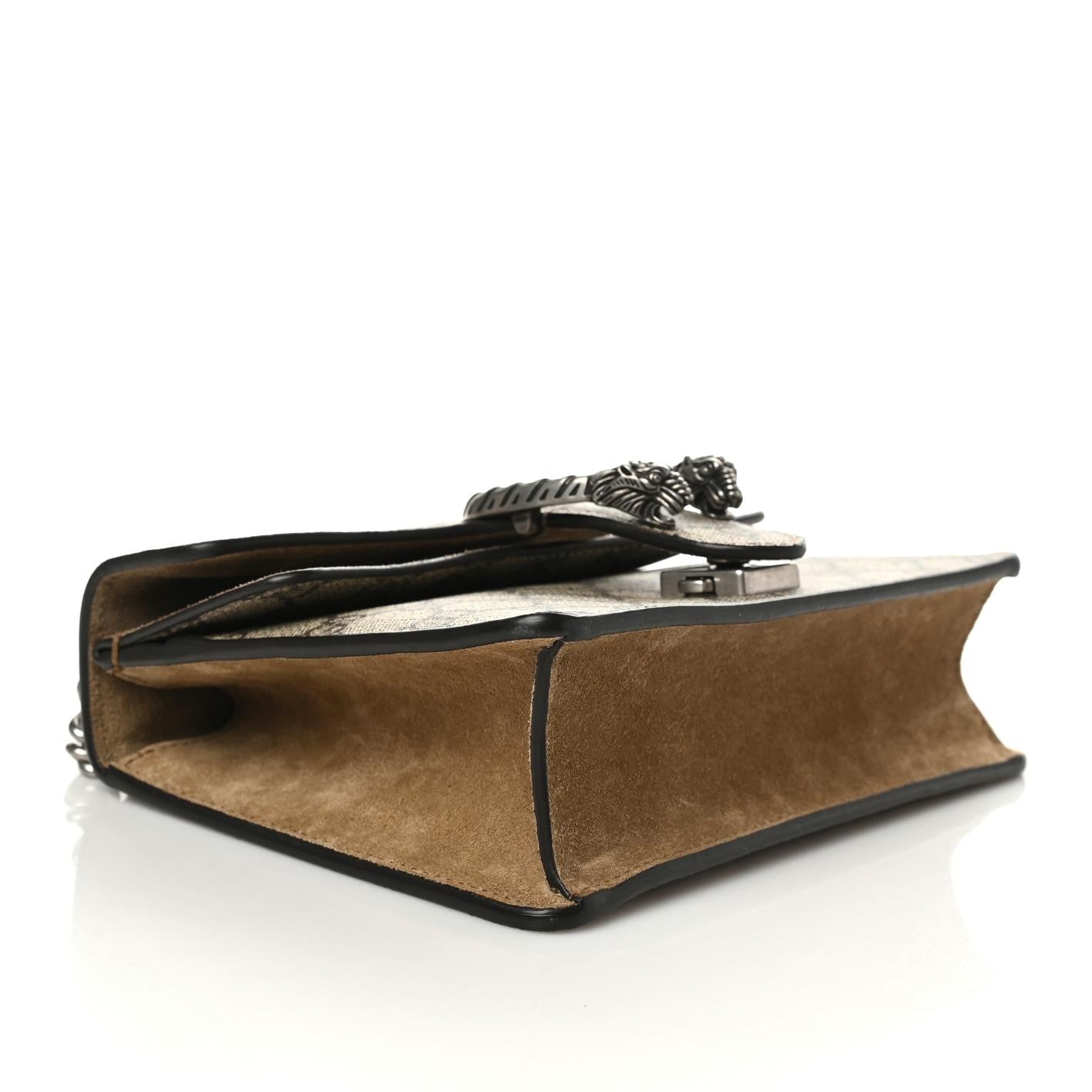 Gucci GG Supreme Monogram Mini Dionysus Shoulder Bag Taupe 4 of 10