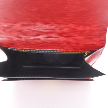 Louis Vuitton Epi Monceau Castillan Red 4 of 7
