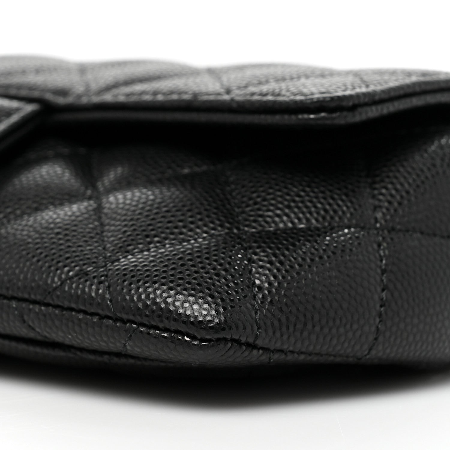 Chanel Caviar Quilted Glasses Case With Chain Black 9 of 9