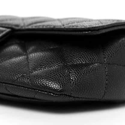 Chanel Caviar Quilted Glasses Case With Chain Black 9 of 9