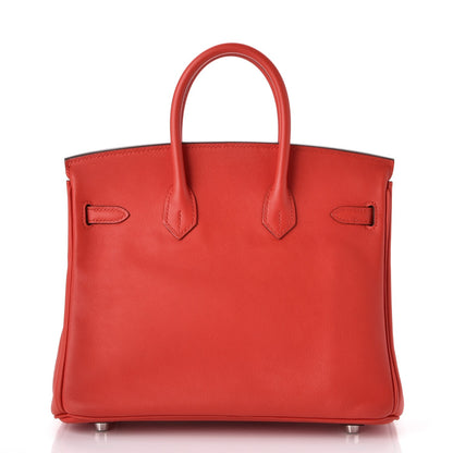 Hermes Swift Birkin 25 Rouge Tomate 4 of 38
