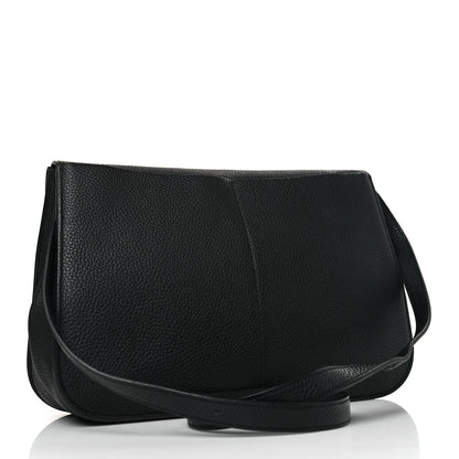 Hermes Taurillon Clemence Halzan 31 GM Black 3 of 10