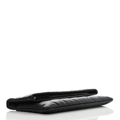 Chanel Caviar Quilted CC Beauty Clutch Black 3 of 7