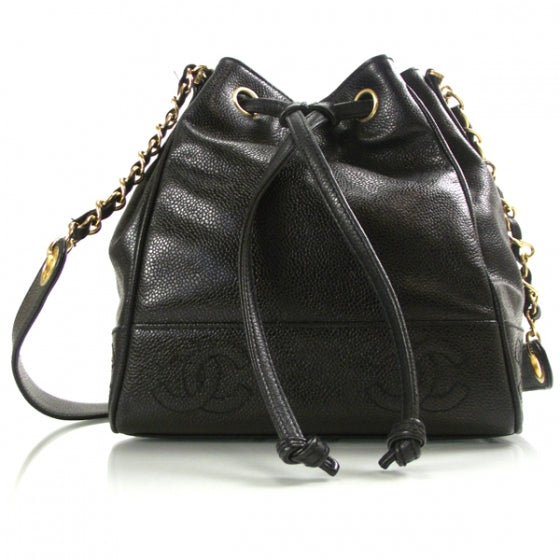 Caviar Drawstring Shoulder Bag