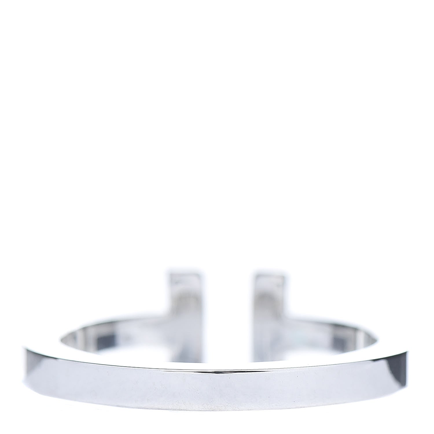 Tiffany Sterling Silver T Square Ring 60 9 3 of 4