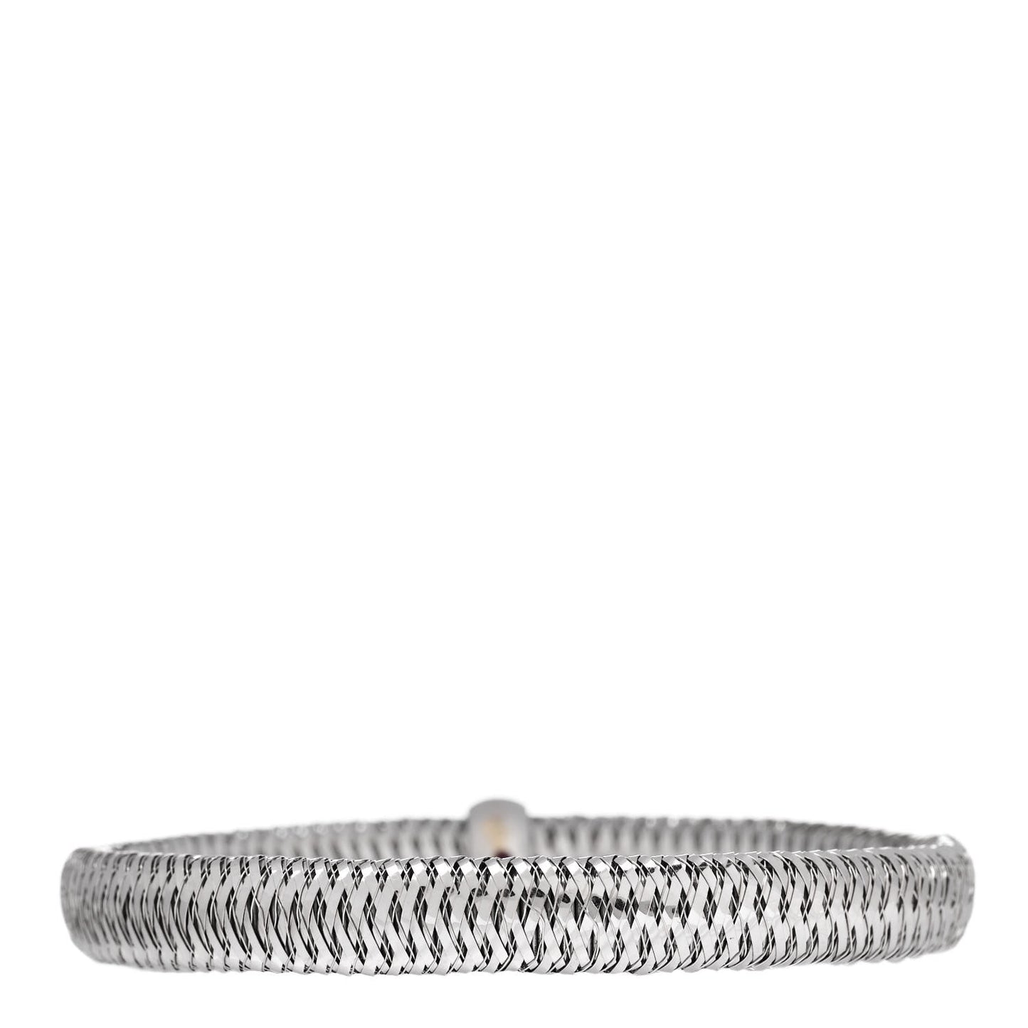 18K White Gold Diamond Medium Primavera Bangle Bracelet