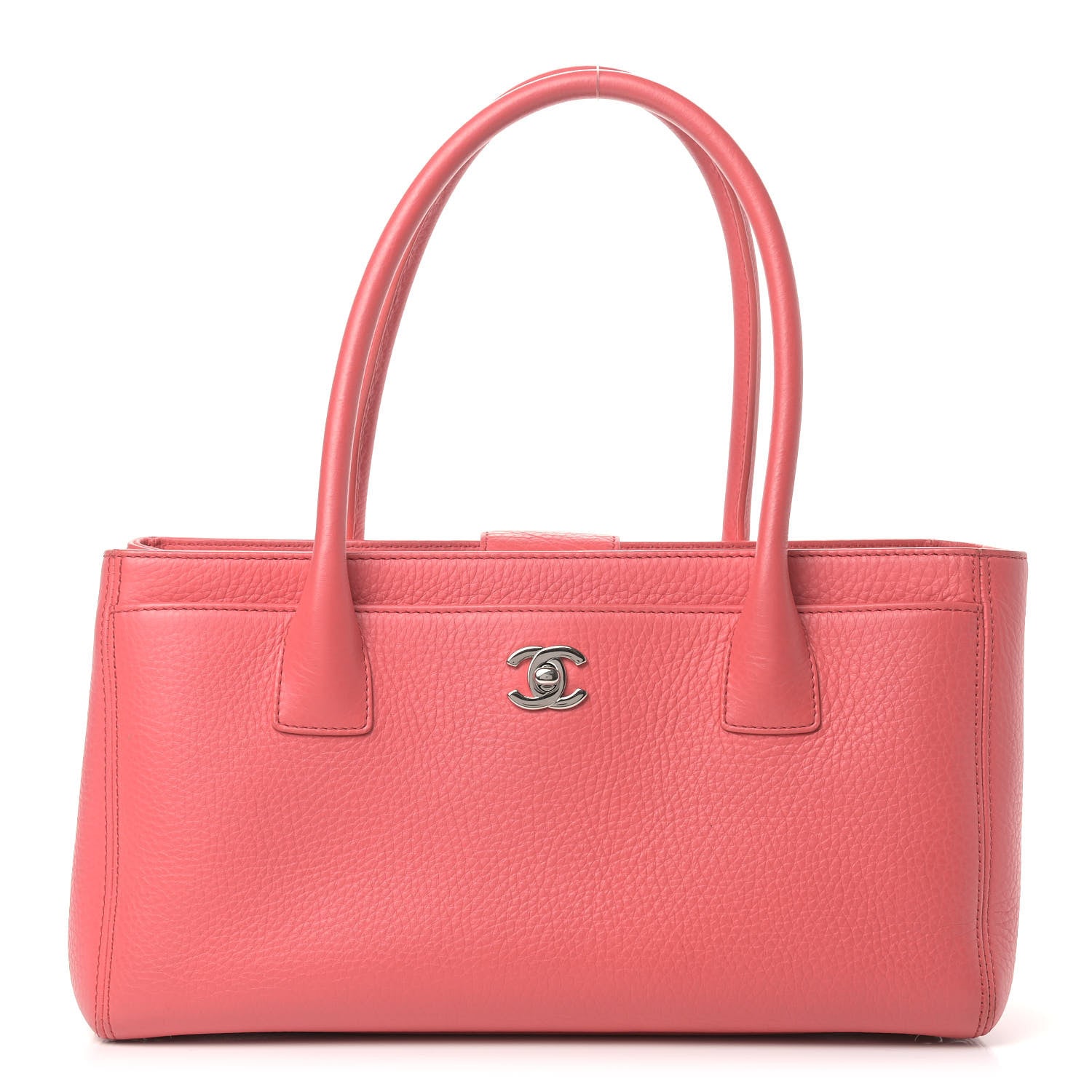 Chanel Calfskin Small Cerf Executive Shopper Tote Pink 1 of 14