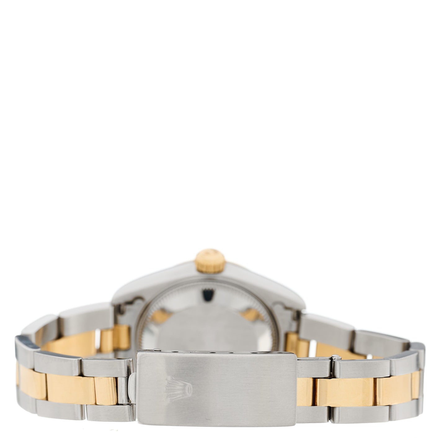 Stainless Steel 18K Yellow Gold 26mm Oyster Perpetual Datejust Watch White 69173
