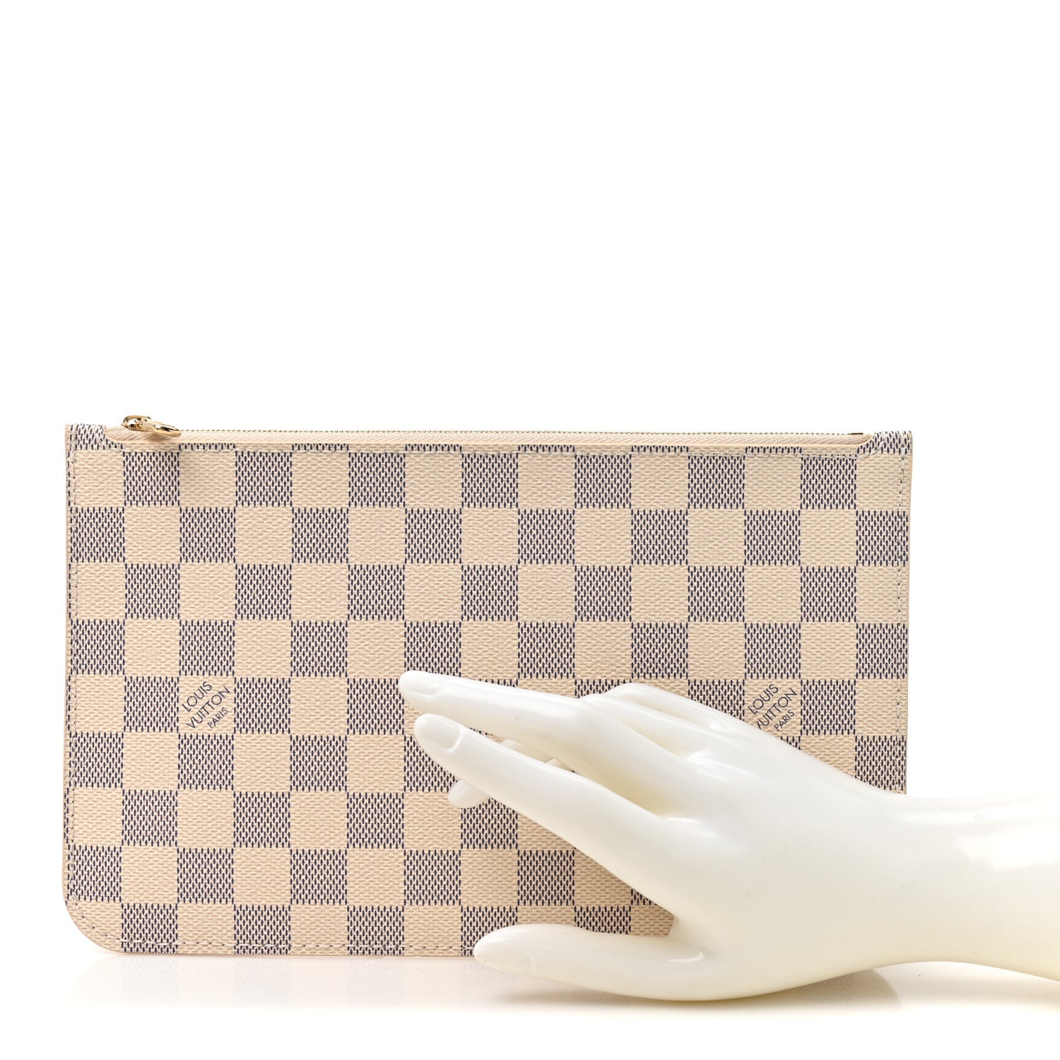 Louis Vuitton Damier Azur Neverfull MM GM Pochette 2 of 6