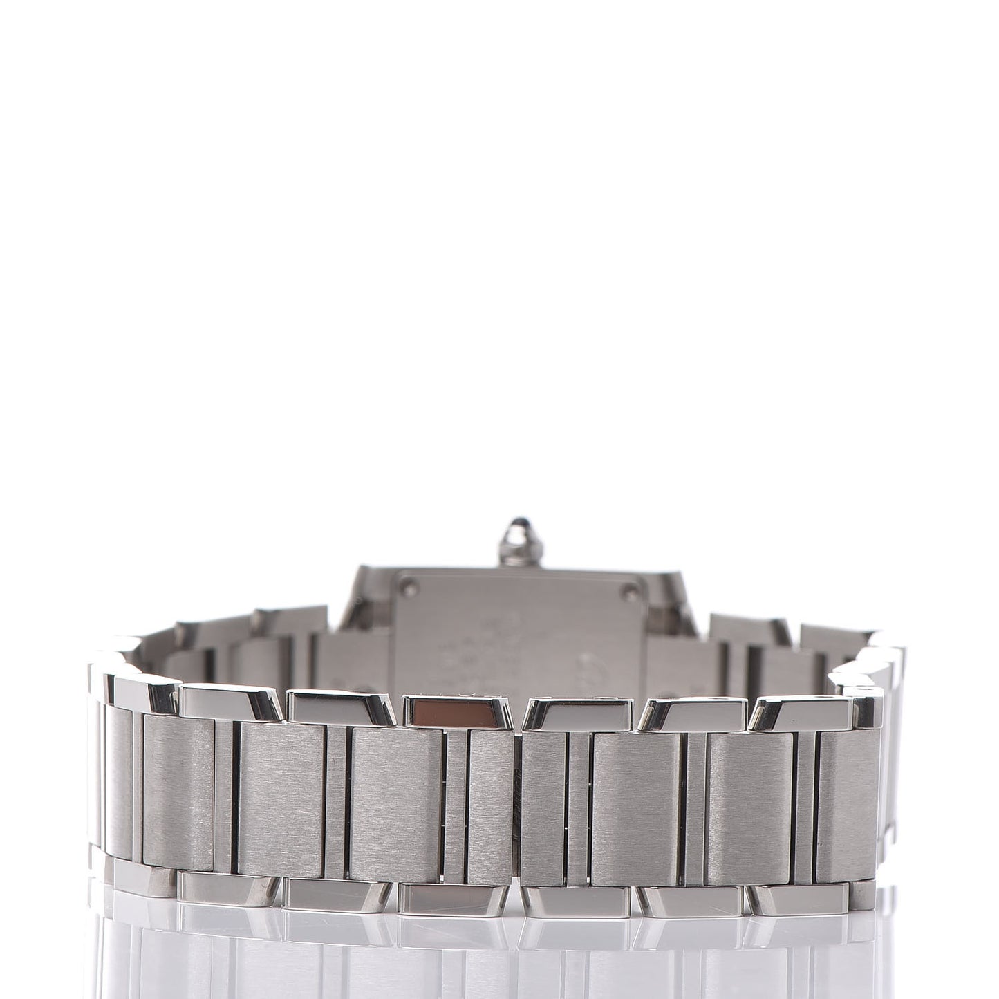 Stainless Steel 20mm Tank Francaise Quartz Watch