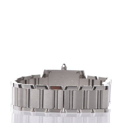 Cartier Stainless Steel 20mm Tank Francaise Quartz Watch 4 of 7