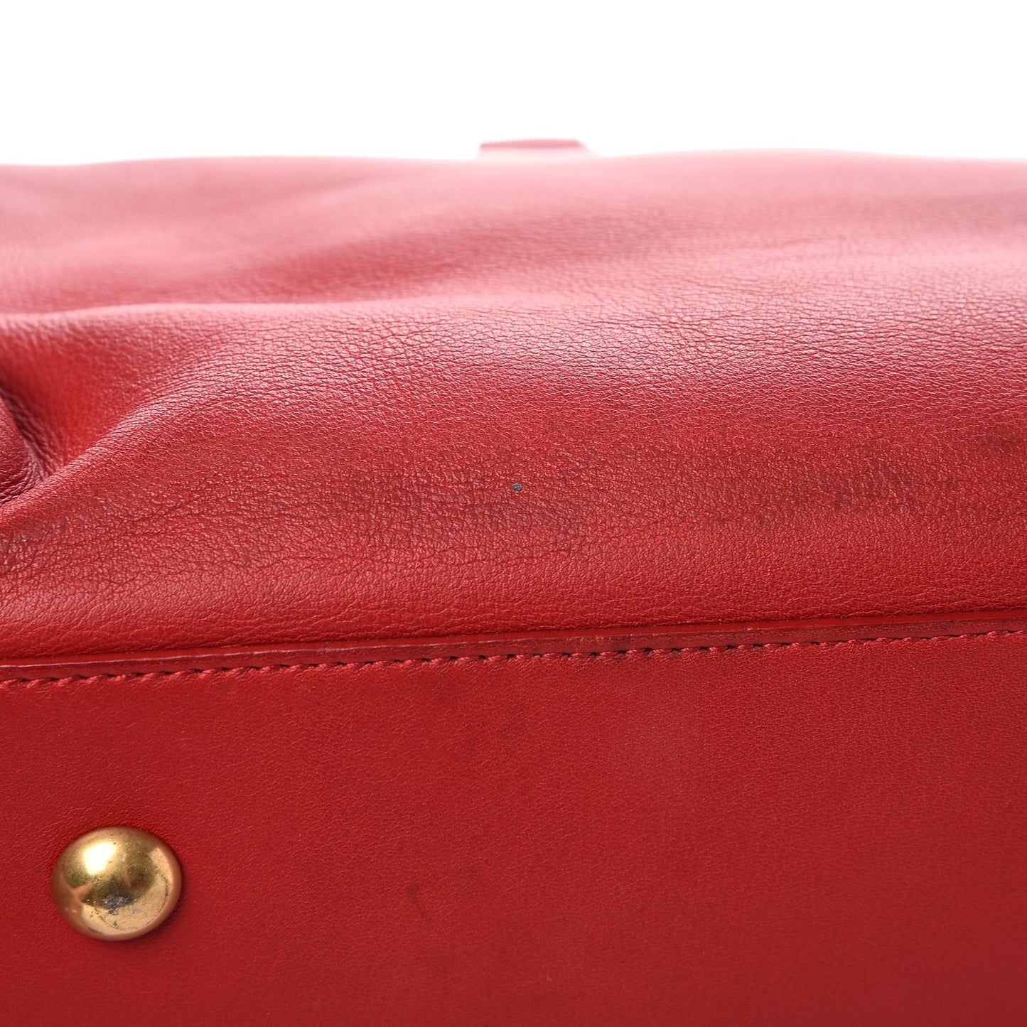 Calfskin Small Classic Y Cabas Rouge Orient