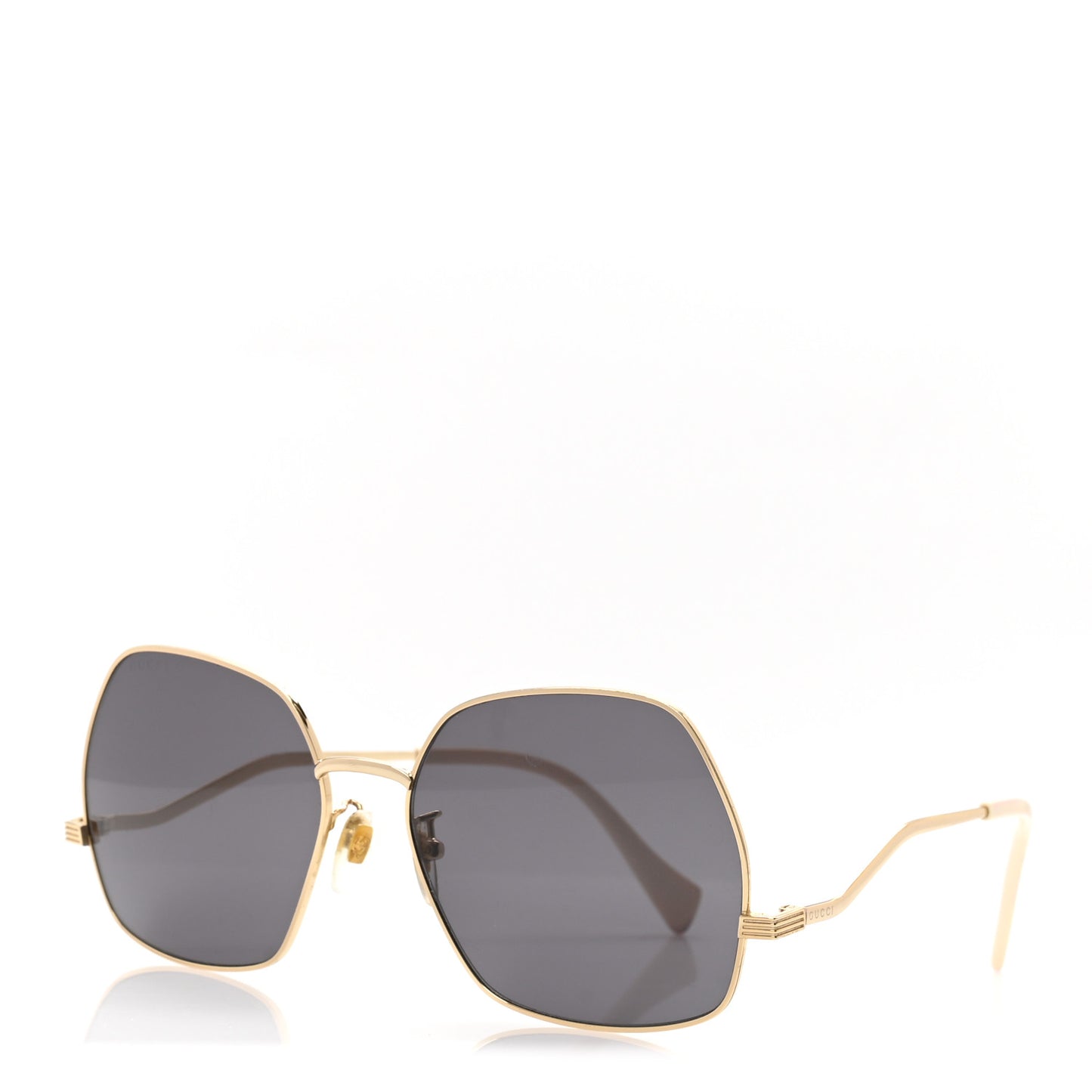Metal Frame Sunglasses GG0972S Gold Brown
