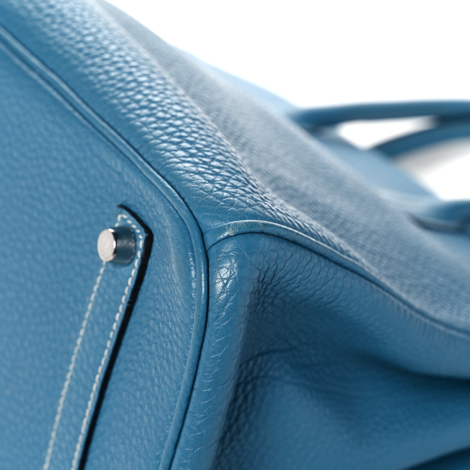 Hermes Togo Birkin 35 Blue Jean 34 of 37