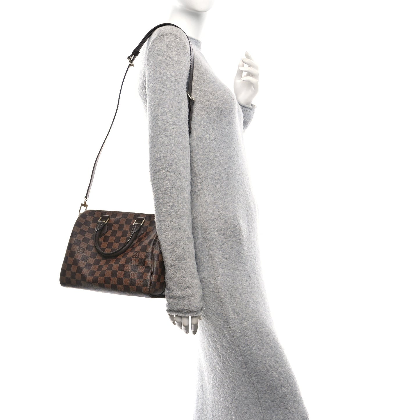 Damier Ebene Speedy Bandouliere 25