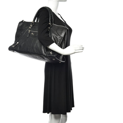 Balenciaga Agneau Giant 12 Silver Hardware Work Black 2 of 12