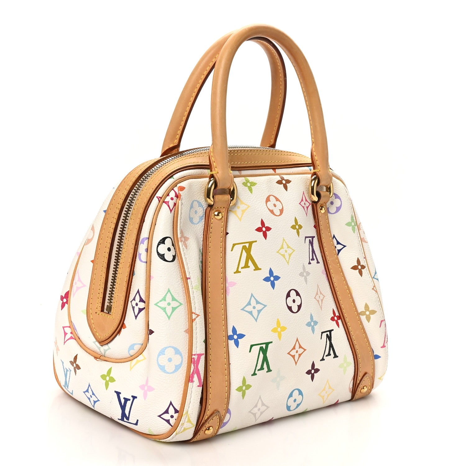 Louis Vuitton Monogram Multicolor Priscilla White 3 of 9