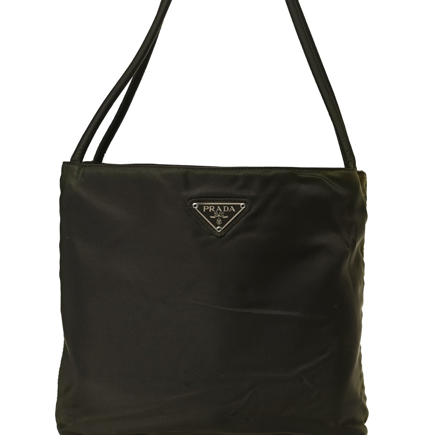 Prada Nylon Vela Shoulder Bag Mimetico 8 of 10