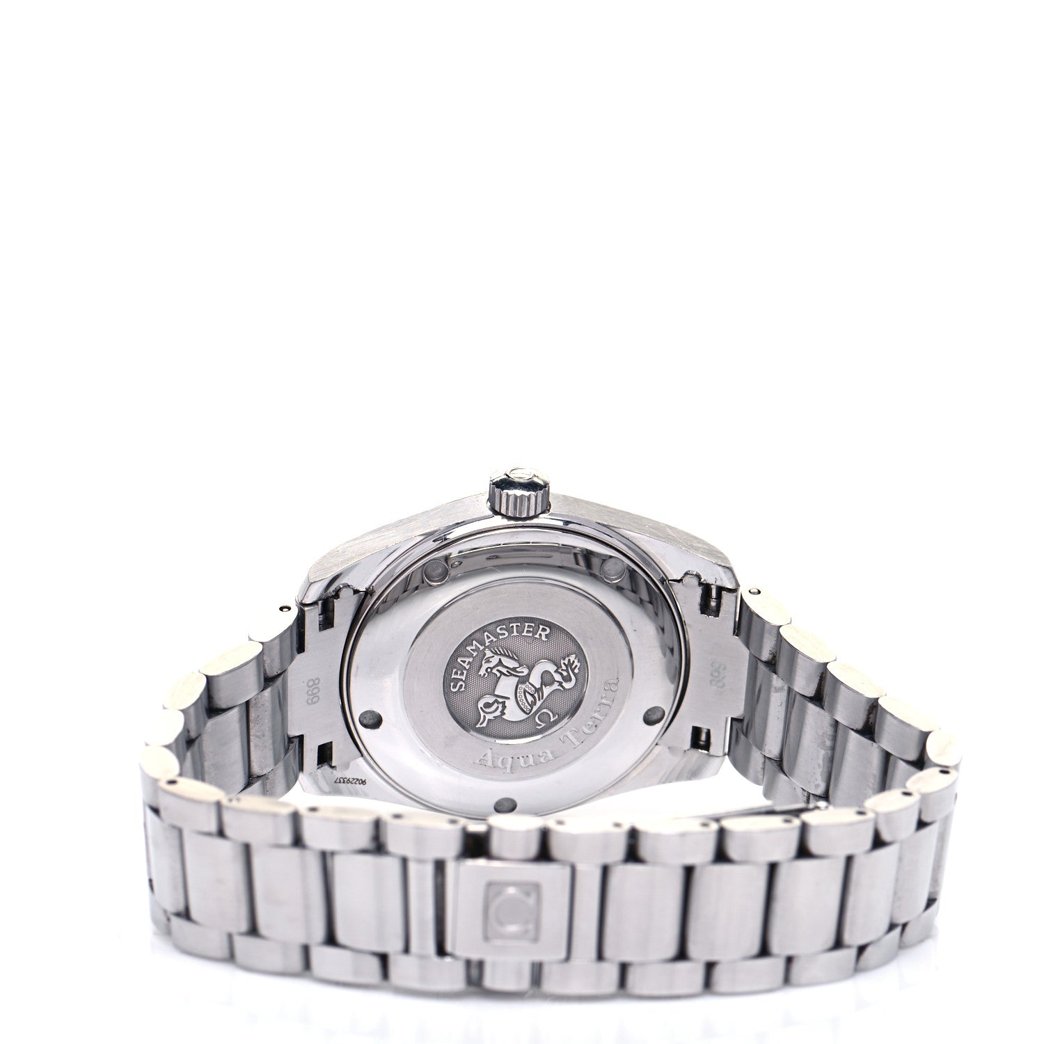 Omega Stainless Steel 36mm Seamaster Aqua Terra Quartz Watch Black 2518.50 4 of 6
