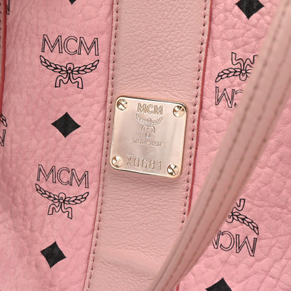 MCM Visetos Medium Liz Reversible Shopper Tote Soft Pink 7 of 10