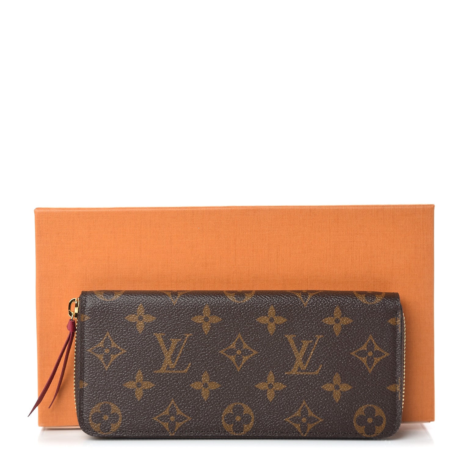 Louis Vuitton Monogram Clemence Wallet Fuchsia 9 of 9