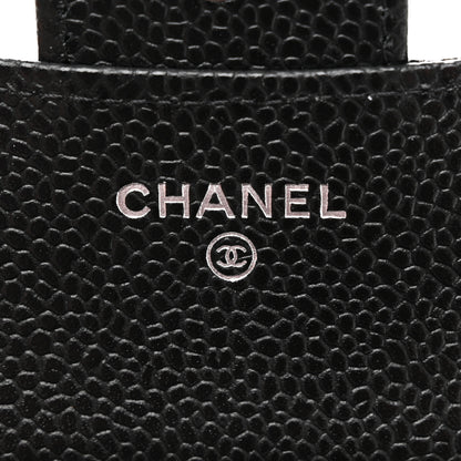 Chanel Caviar Quilted Compact Flap Wallet Black 6 of 8